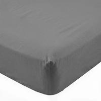 SPANNBETTTUCH basic 105x200x32 cm stein - Pinienfarben, Textil (105/200cm) - Happy Friday