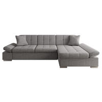 ECKSOFA Malwi, Seite: Rechts - Grau, Holz/Textil (278/161cm) - MIRJAN24