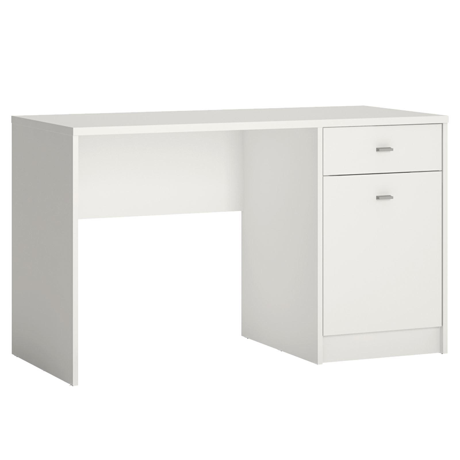 SCHREIBTISCH SELINA - Weiß, Holzwerkstoff (56/120/73cm) - IDIMEX