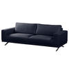 2,5-SITZER SOFA - Strukturstoff - Dunkelblau, Textil (216/81/89cm) - home24