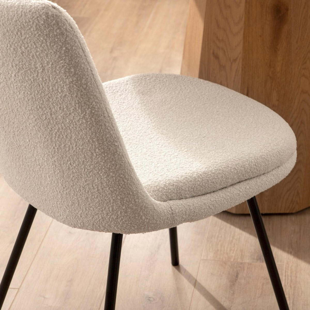 ESSZIMMERSTUHL Tera Beige 46 cm x 83 cm - Beige, Textil (46/83/61cm) - Klast Home