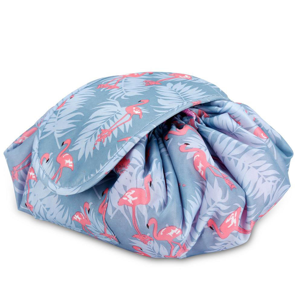 KOSMETIKTASCHE mit Reißverschlussfächern - Dunkelblau, Kunststoff (54/62cm) - Intirilife