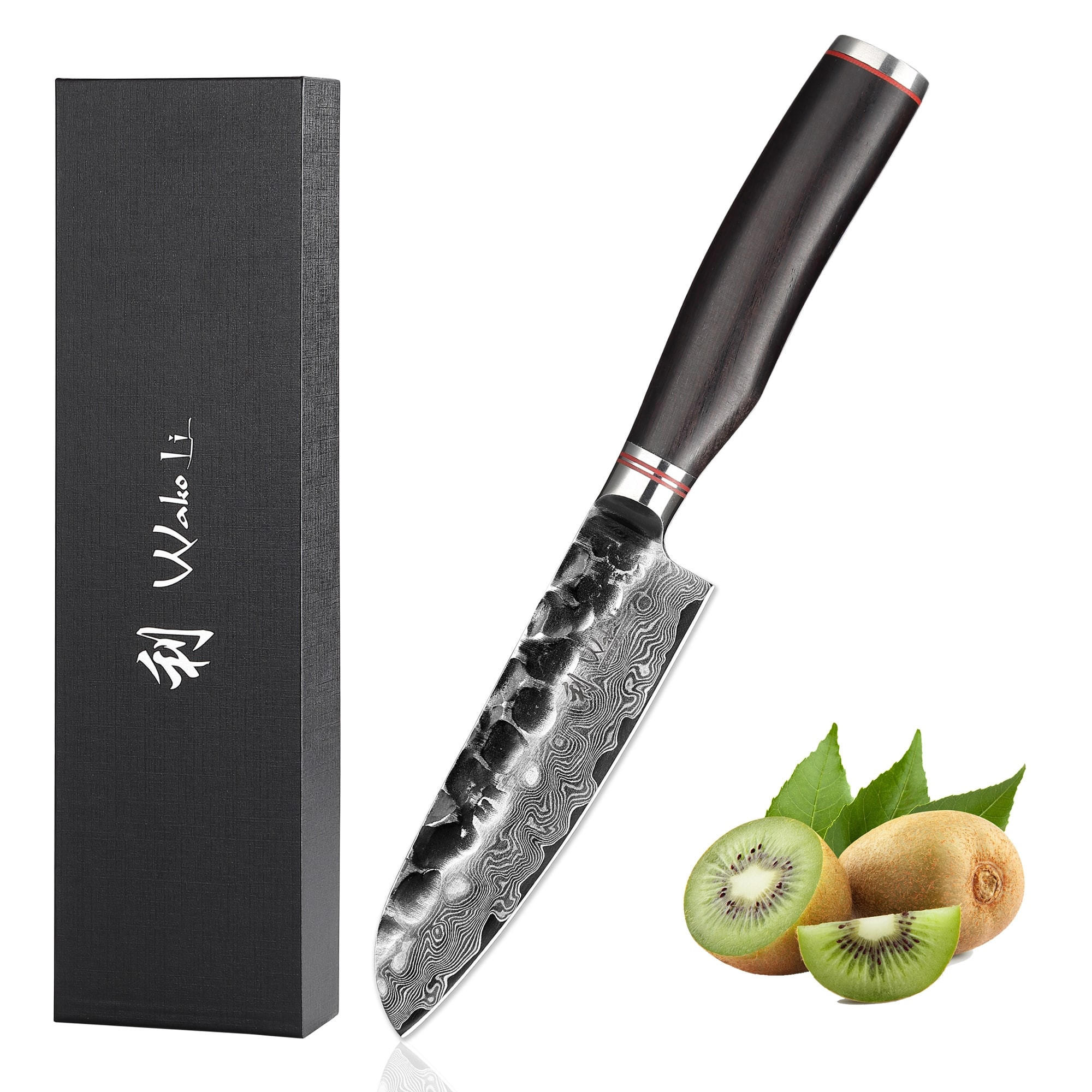 Wakoli Santokumesser Schwarz 23 cm