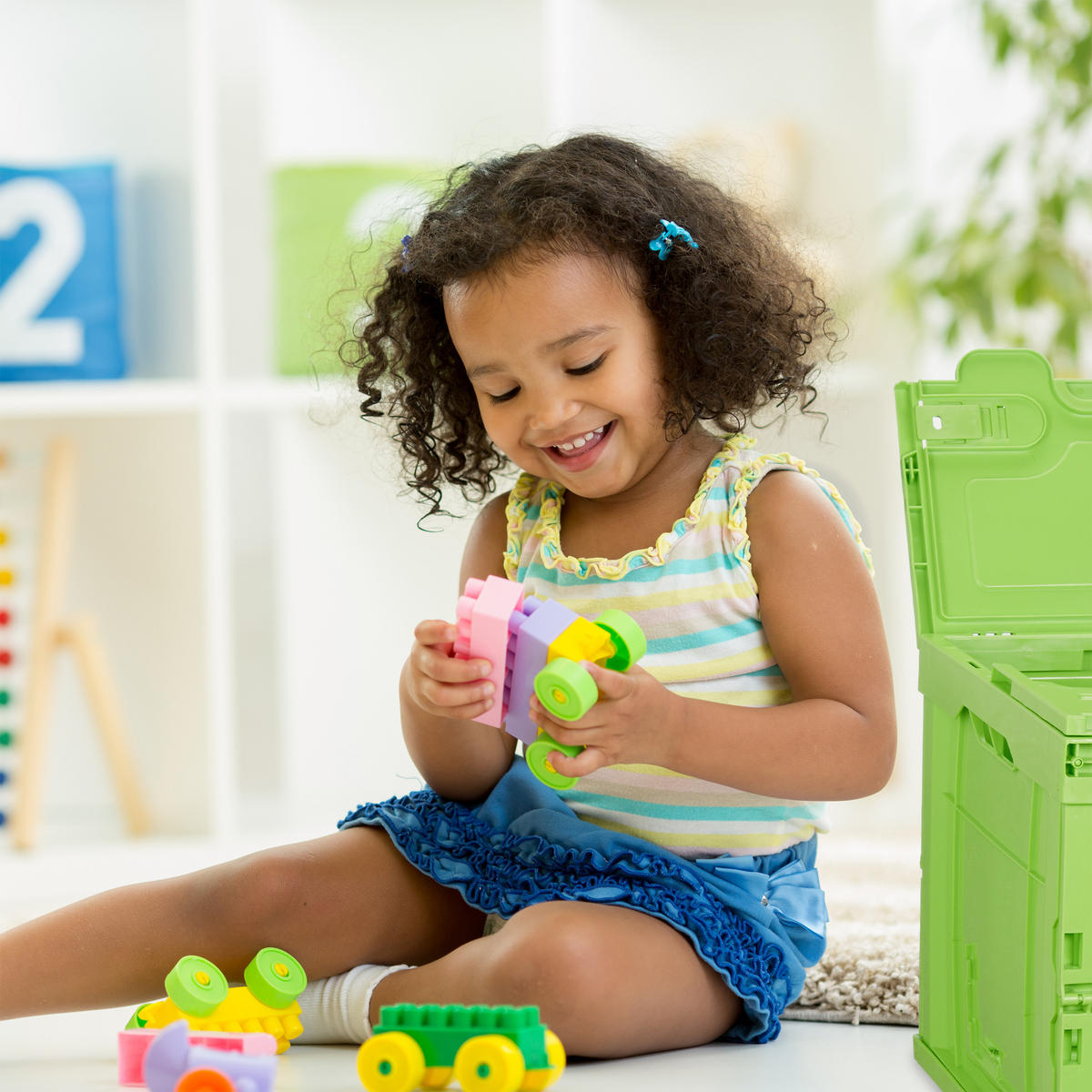 TRANSPORTBOX 60l - Grün, Kunststoff (58.5/32.5/39.5cm) - Relaxdays