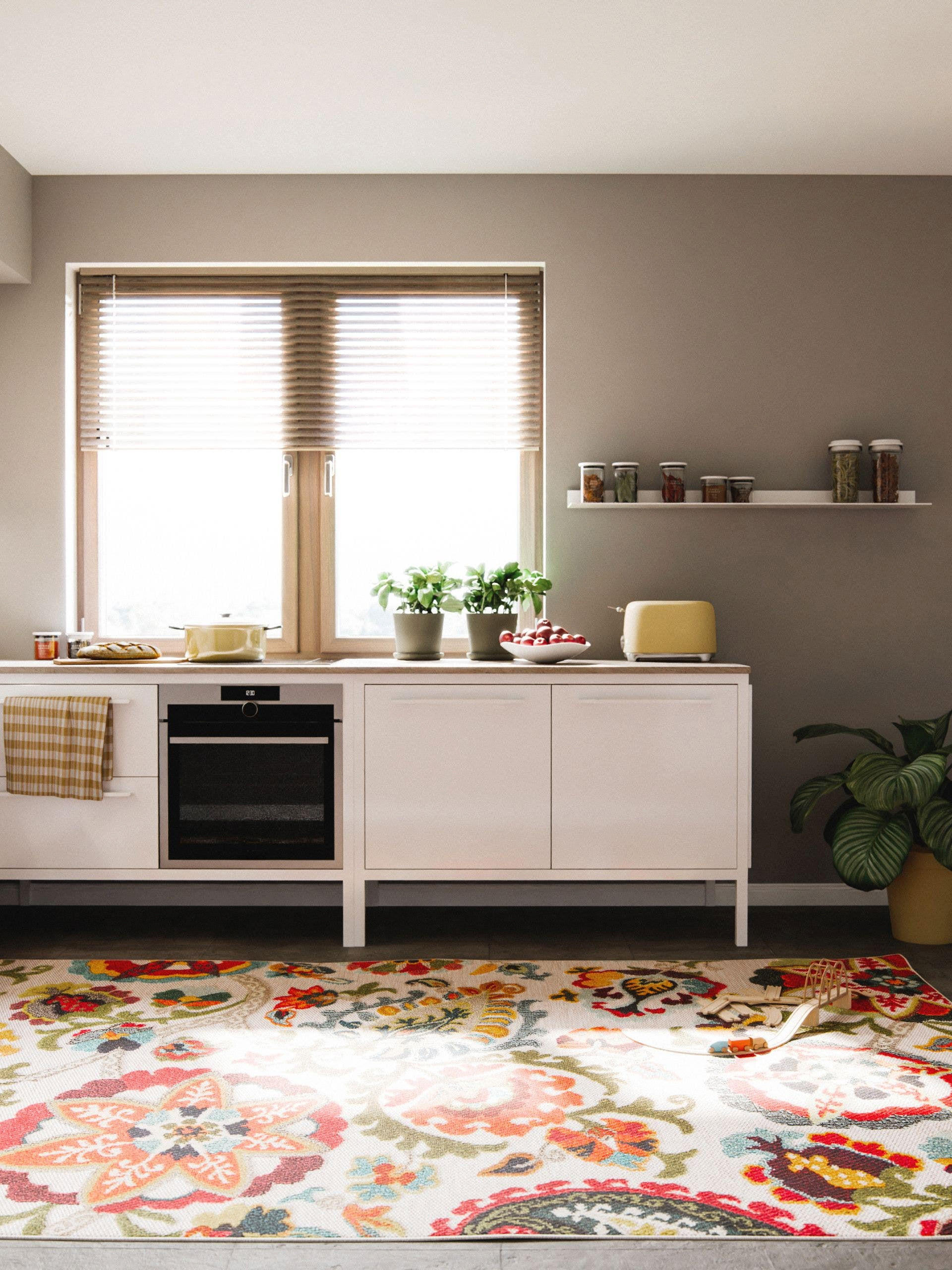 OUTDOOR-TEPPICH Noelia 160/230 cm - Multicolor, Kunststoff (160/230cm) - benuta Nest