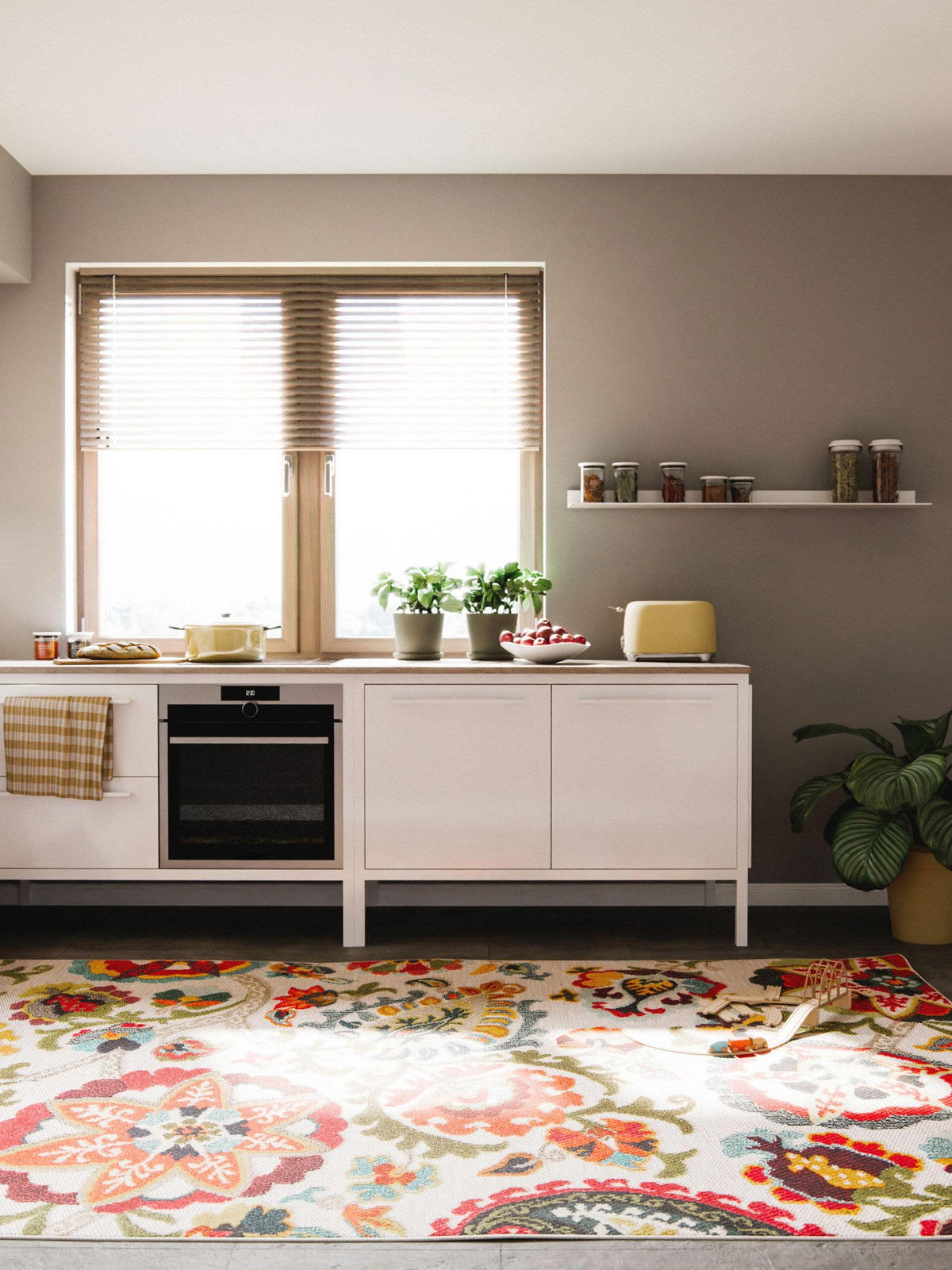 OUTDOOR-TEPPICH Noelia 200/290 cm - Multicolor, Kunststoff (200/290cm) - benuta Nest