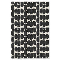 KOBERCE - Moderné - vzorované - čierne - 140x200 cm - čierna, textil/plast (140/0.4cm) - OnlyWow