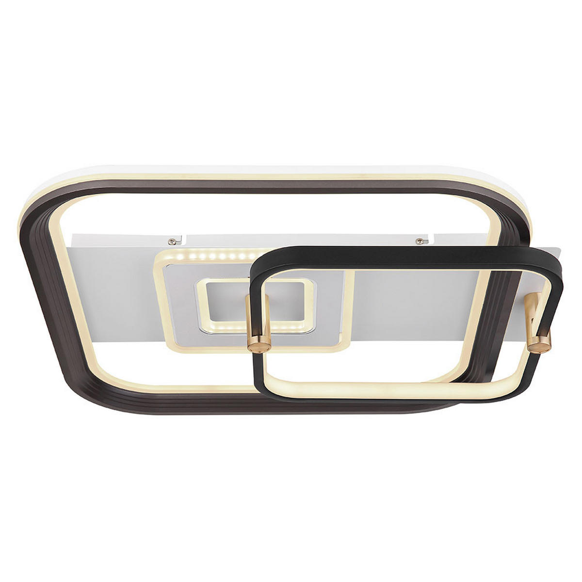 LED DECKENLEUCHTE Metall Weiß - Weiß, Metall (52/48/9.5cm)