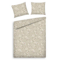 BETTWÄSCHE Jasmina - Beige, Textil (200/220cm) - home&you