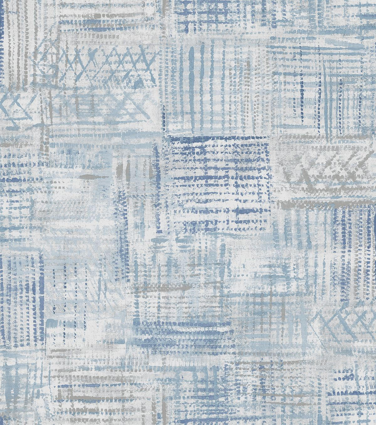 TAPETE grafisches Motiv 53 cm x 10,05 m - Blau, Papier (53/1000cm) - Sanders & Sanders