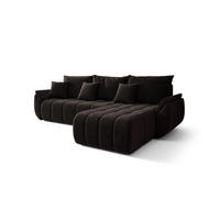 ECKSOFA Osaka - Dunkelgrau, Holzwerkstoff/Textil (280/185cm) - Fun Möbel