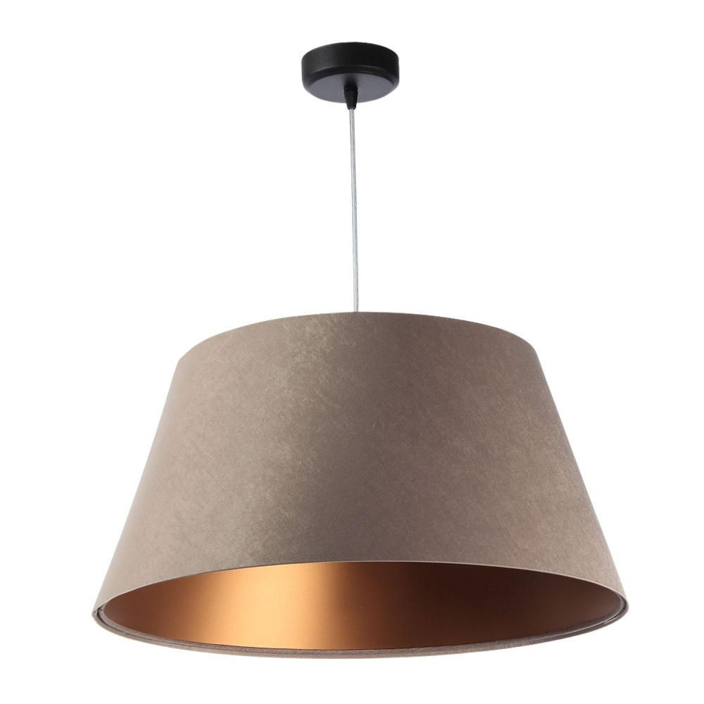 HÄNGELEUCHTE Kupfer 50/27 cm - Braun, Kunststoff (50/1.3/27cm) - ONZENO