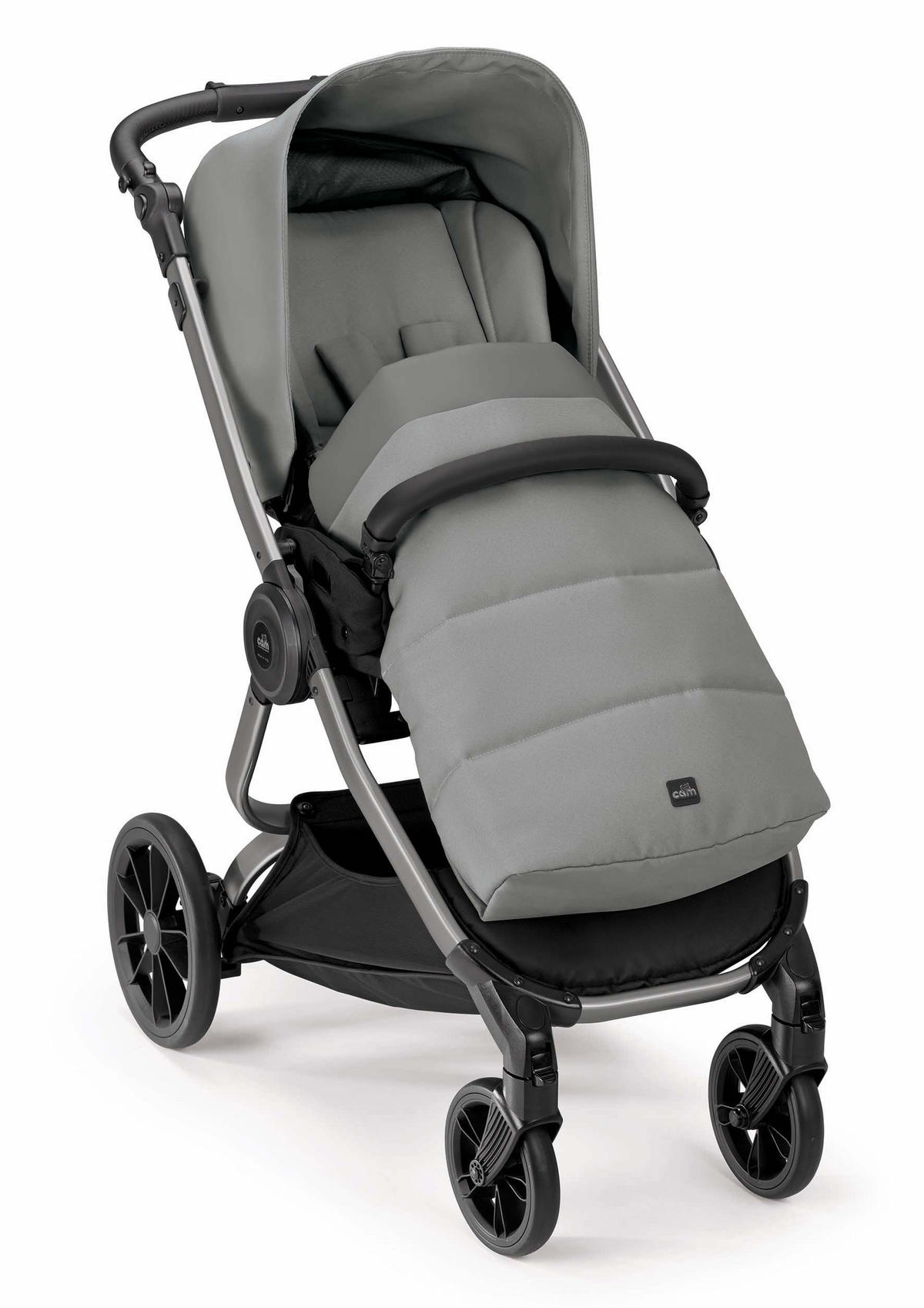 KOMBI-KINDERWAGEN Techno Babila 2in1, klappbar - Anthrazit, Kunststoff (907/552/614cm) - Cam il Mondo del Bambino S.p.A.