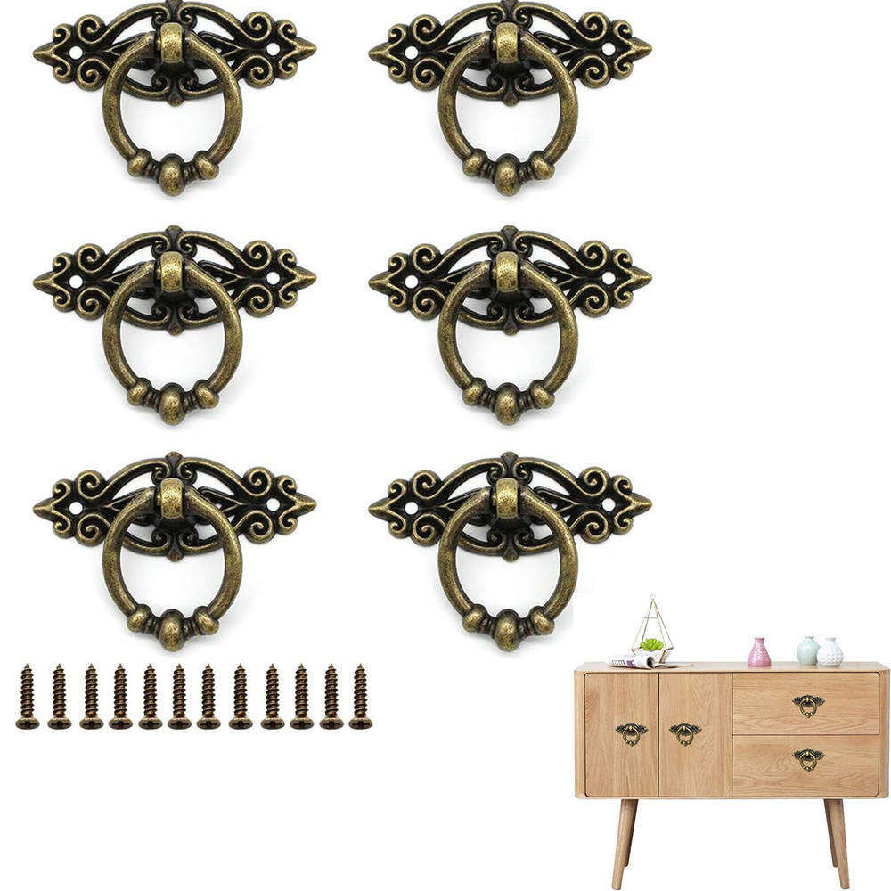 MÖBELGRIFF 6er-Set 65x25 mm - Goldfarben, Metall (2.5/6.5/6.5cm)