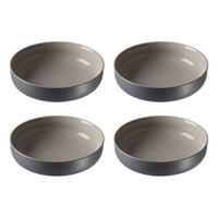 SCHALEN Jasper Grau ø 19.0 cm 4er Set - Grau, Keramik (19cm) - Ritzenhoff Breker