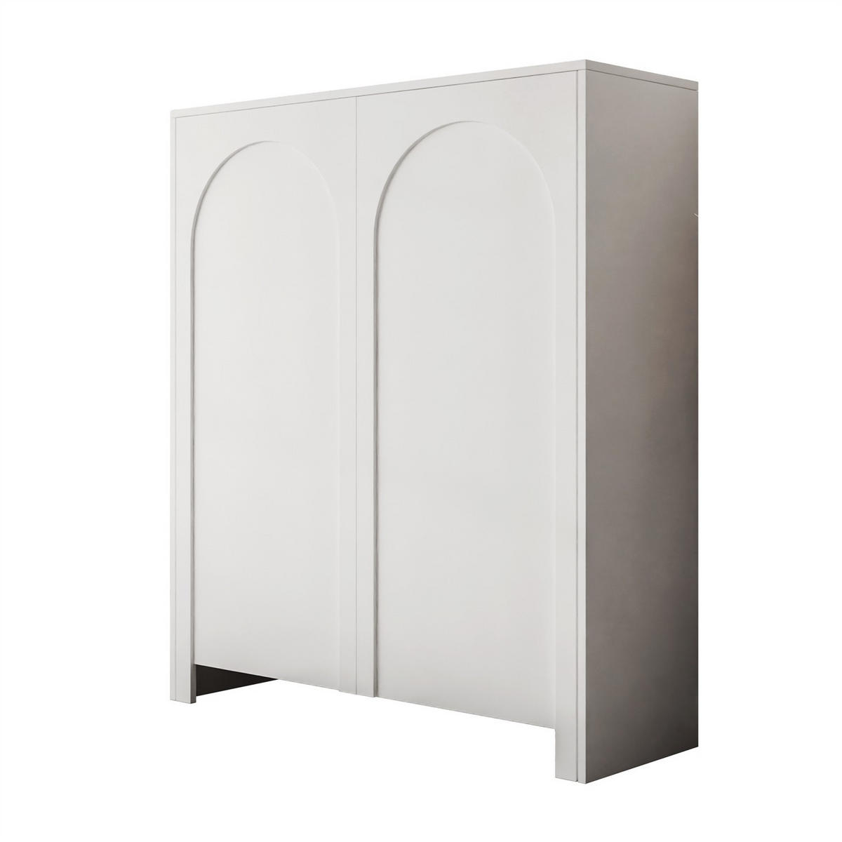 HIGHBOARD ARIADNA weiß - Weiß, Holzwerkstoff (104/119/35cm)