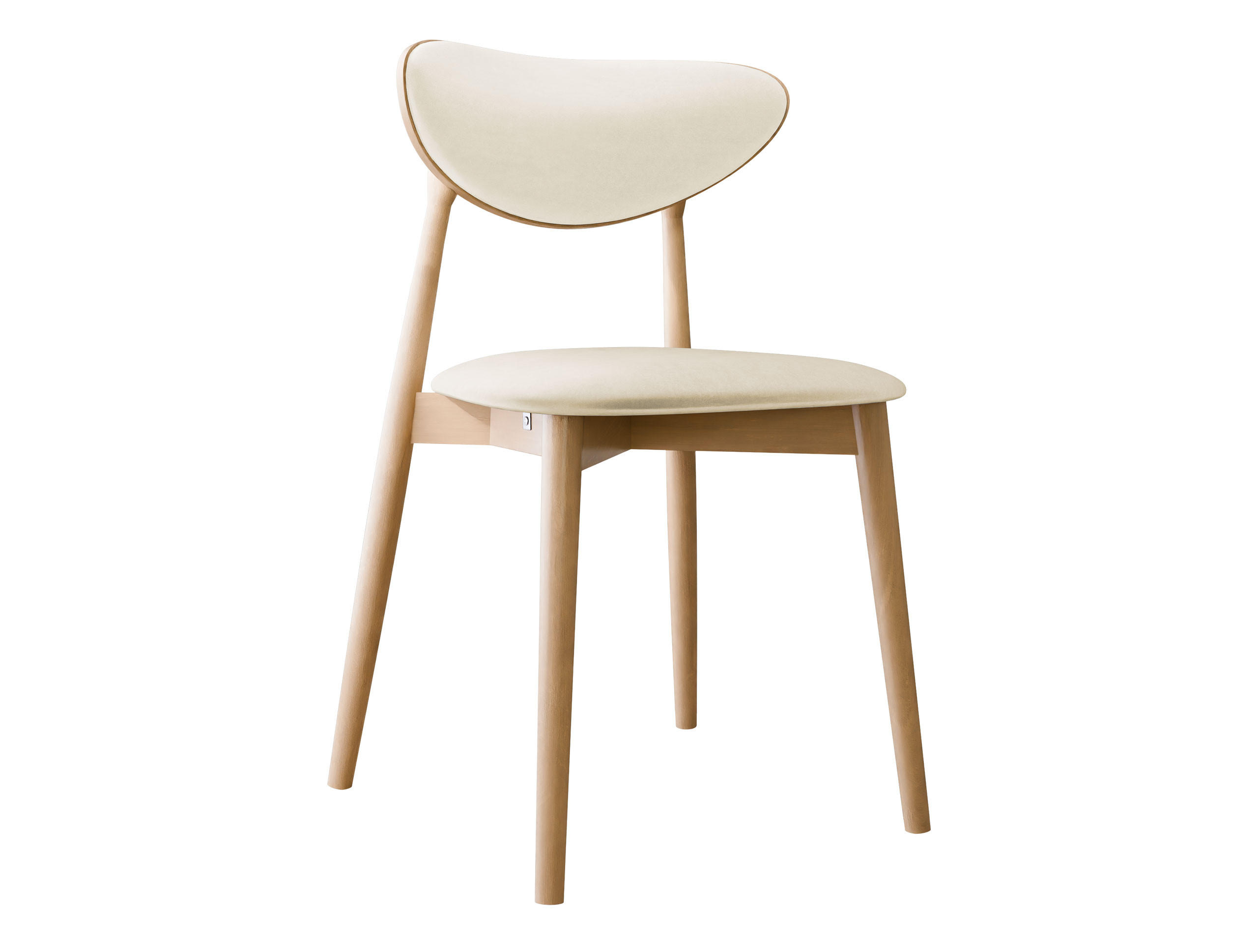 WOHNZIMMER STUHL KT65/C, Holzfarbe: Buche - Buchefarben/Naturfarben, Holz/Textil (48/80/49cm) - MIRJAN24