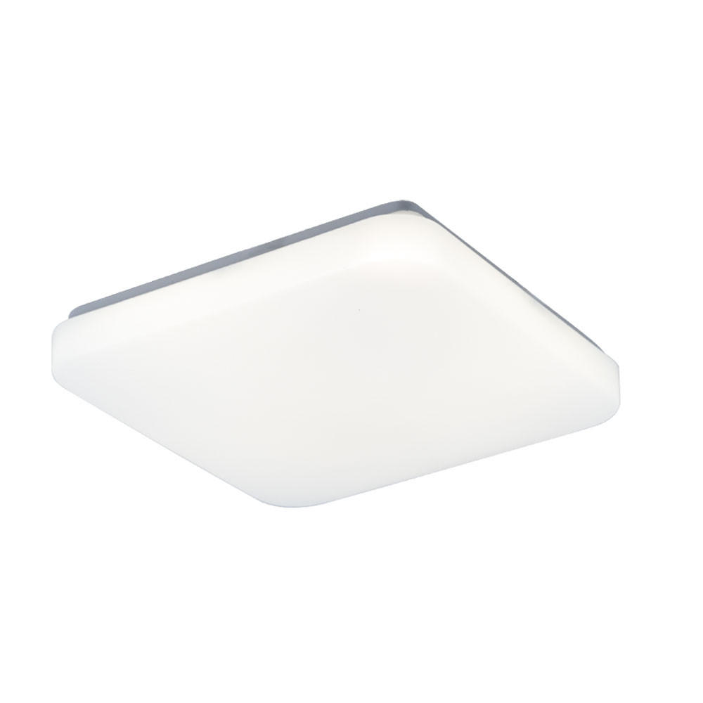 LED DECKENLEUCHTE Metall Weiß - Weiß, Metall (28/28/6cm)