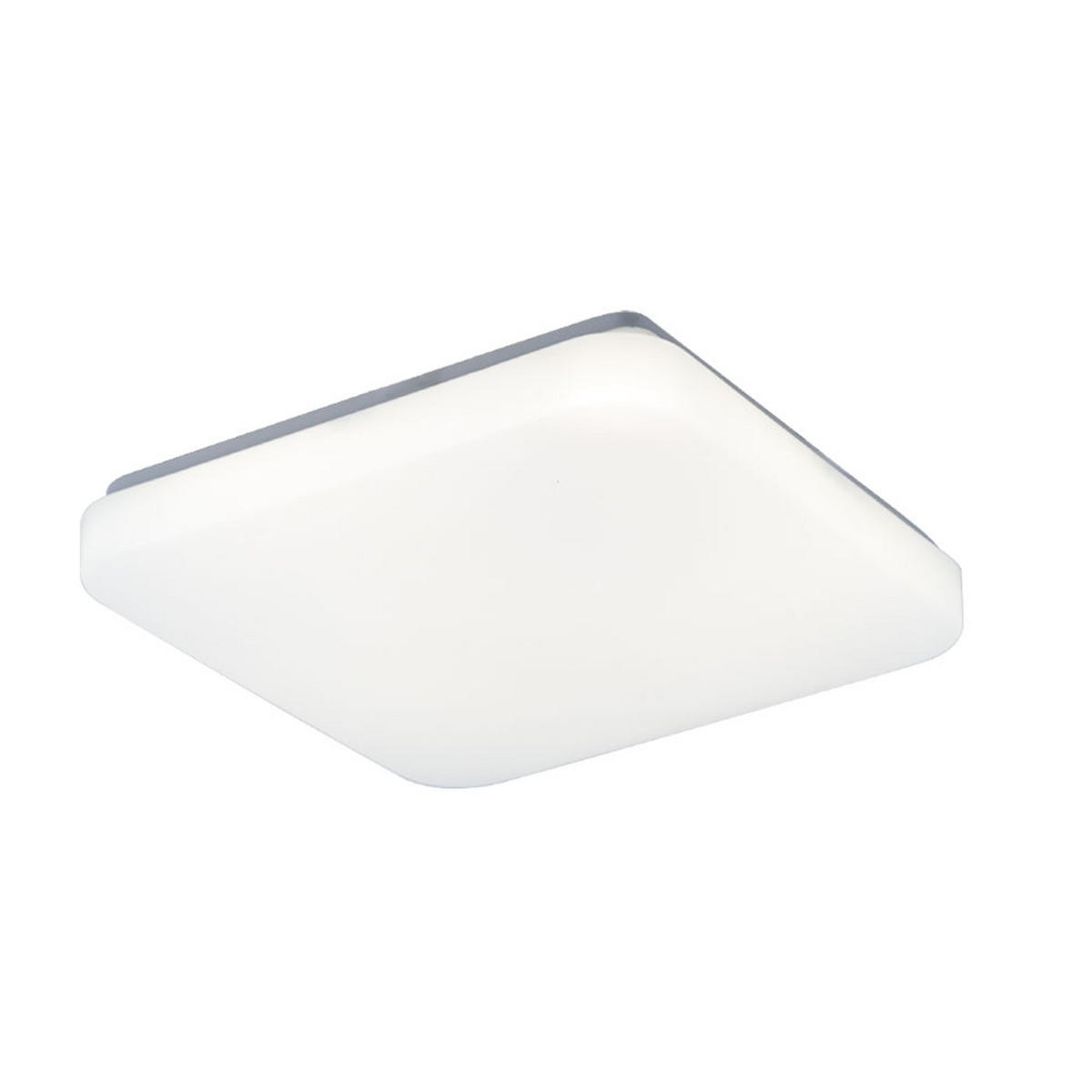 LED DECKENLEUCHTE Metall Weiß - Weiß, Metall (28/28/6cm)