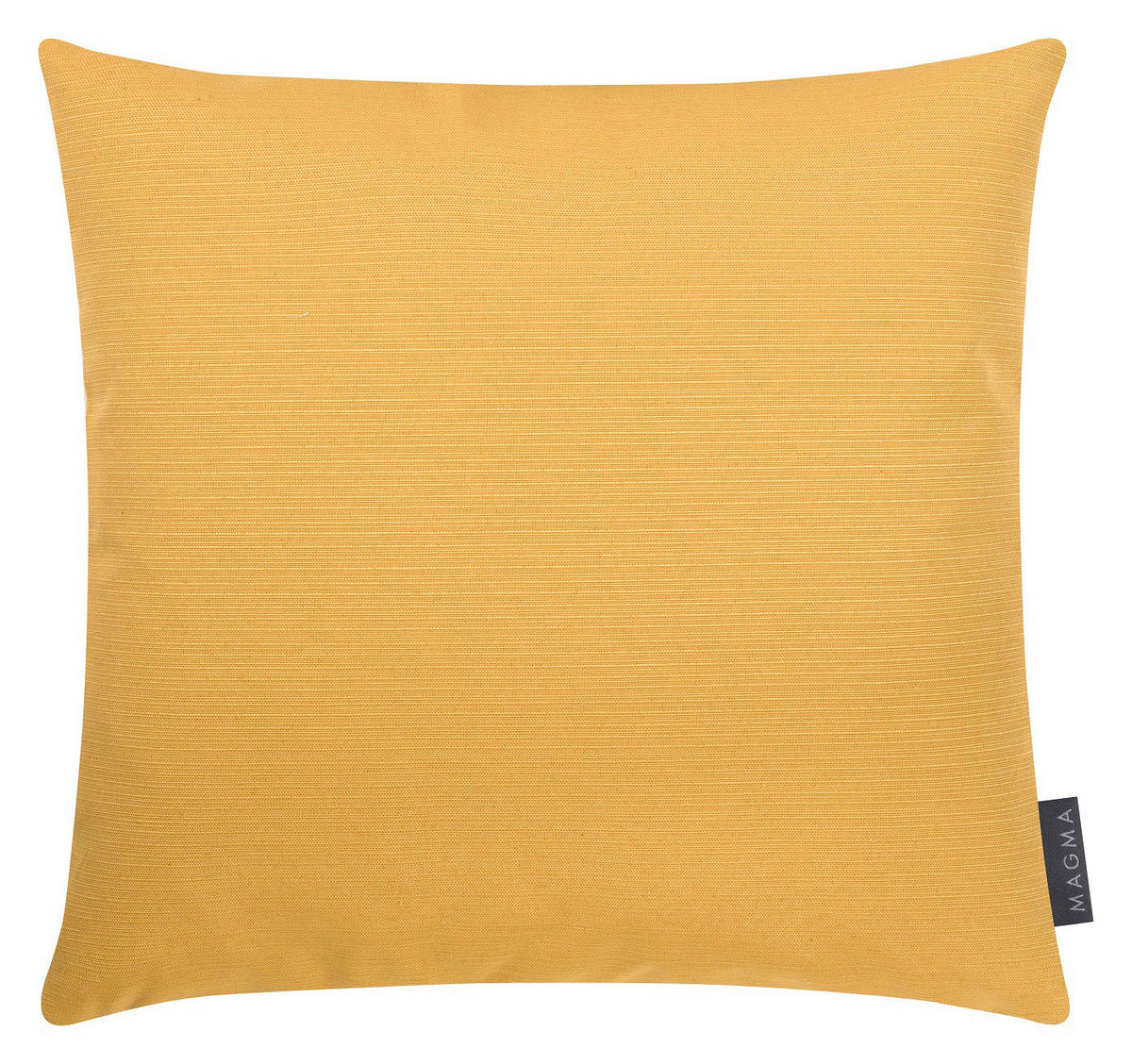 KISSENHÜLLE 2er Set Fino uni 40/40 cm - Currygelb, Textil (40/40cm) - Magma Heimtexx