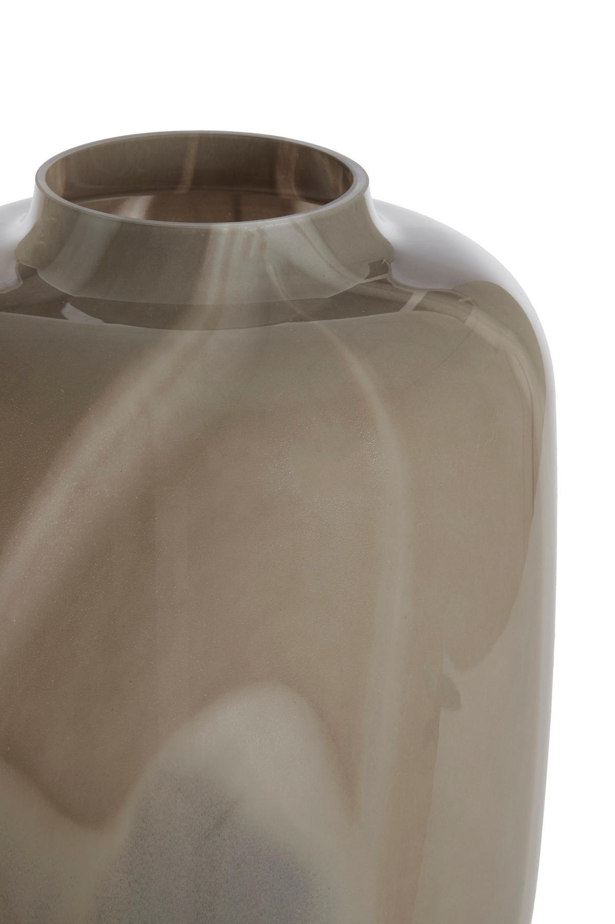 VASE Kobala Grau Ø34/50 cm - Grau, Glas (34/50cm) - Light & Living