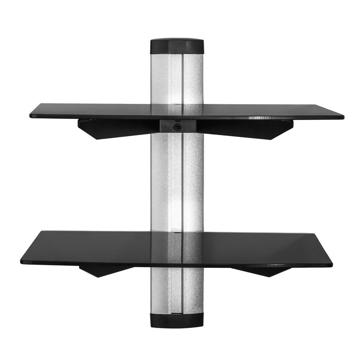 WANDREGAL ,44 x 42 x 34 cm,schwarz - Schwarz, Metall (34/44/42cm) - tectake
