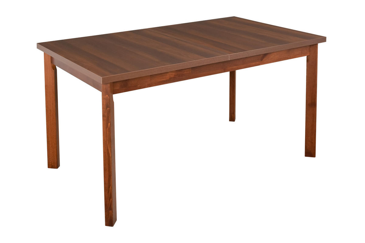 ESSTISCH Modena 1 P, 140-180/80 - Walnussfarben, Holz (80/140/78cm) - Leaf Design
