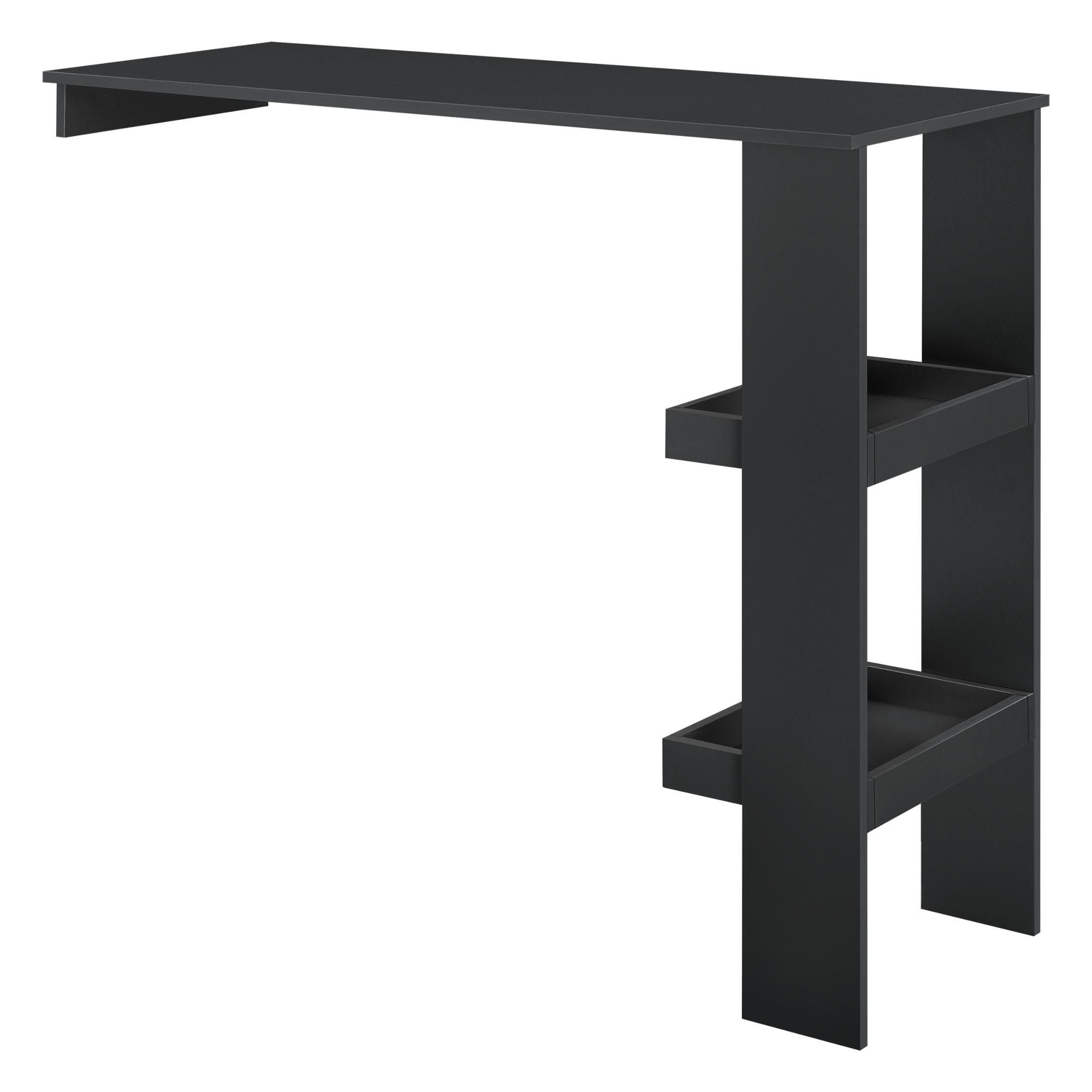 BARTISCH Sölvesborg - Schwarz, Holzwerkstoff (120/106/45cm) - [en.casa]