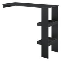 BARTISCH Sölvesborg - Schwarz, Holzwerkstoff (120/106/45cm) - [en.casa]