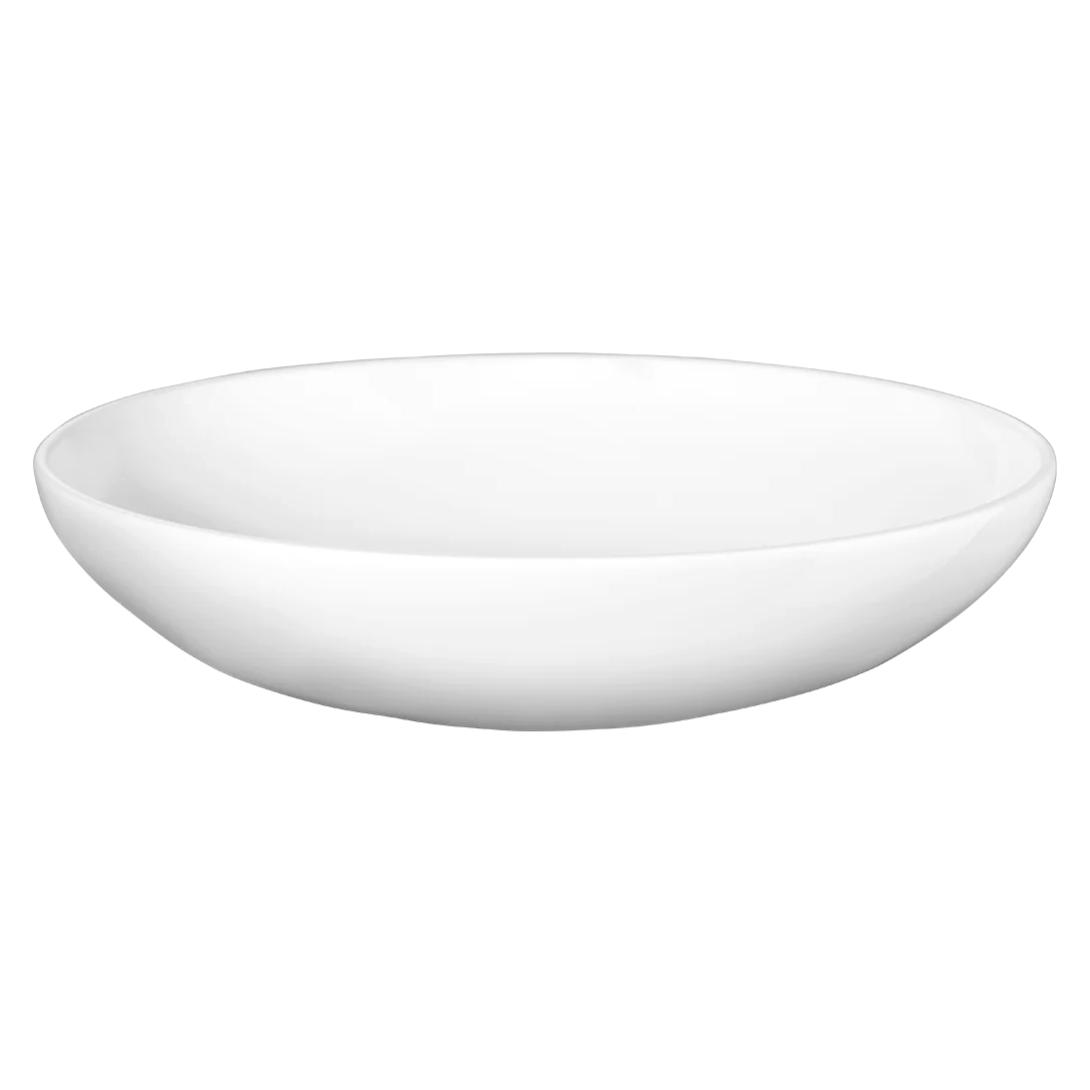 ASA Selection Tiefe Teller / Pastateller A Table ø 22 cm - 4 Stück - Weiß, Keramik (1/2/6cm)