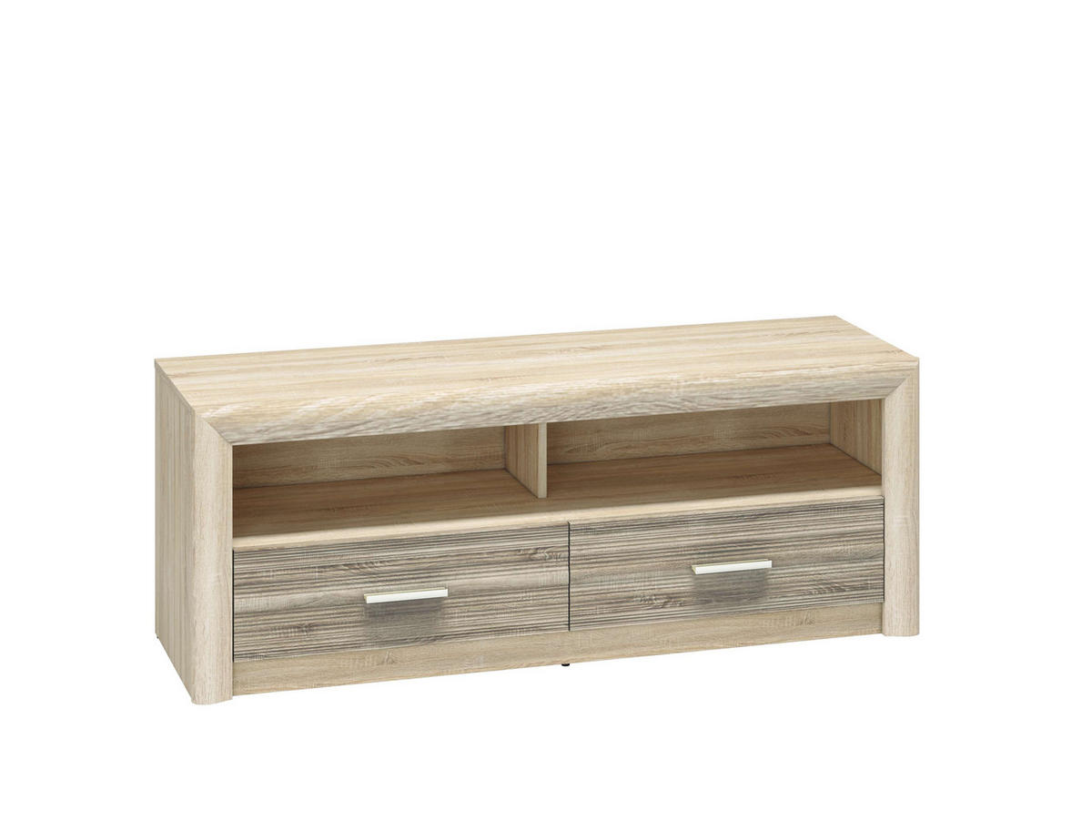 WOHNZIMMER Set 4-tlg. – Castel – Eichefarben / Sonoma Eiche - Eichefarben/Sonoma Eiche, Holzwerkstoff (85/201/43cm) - hi-markt