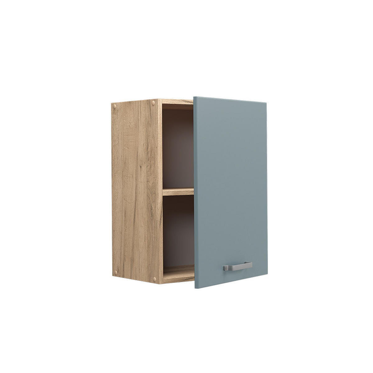 HÄNGESCHRANK R-Line Blau-Grau 45 cm - Honigeiche/Eiche Wotan, Holzwerkstoff (45/60/31cm) - Vicco