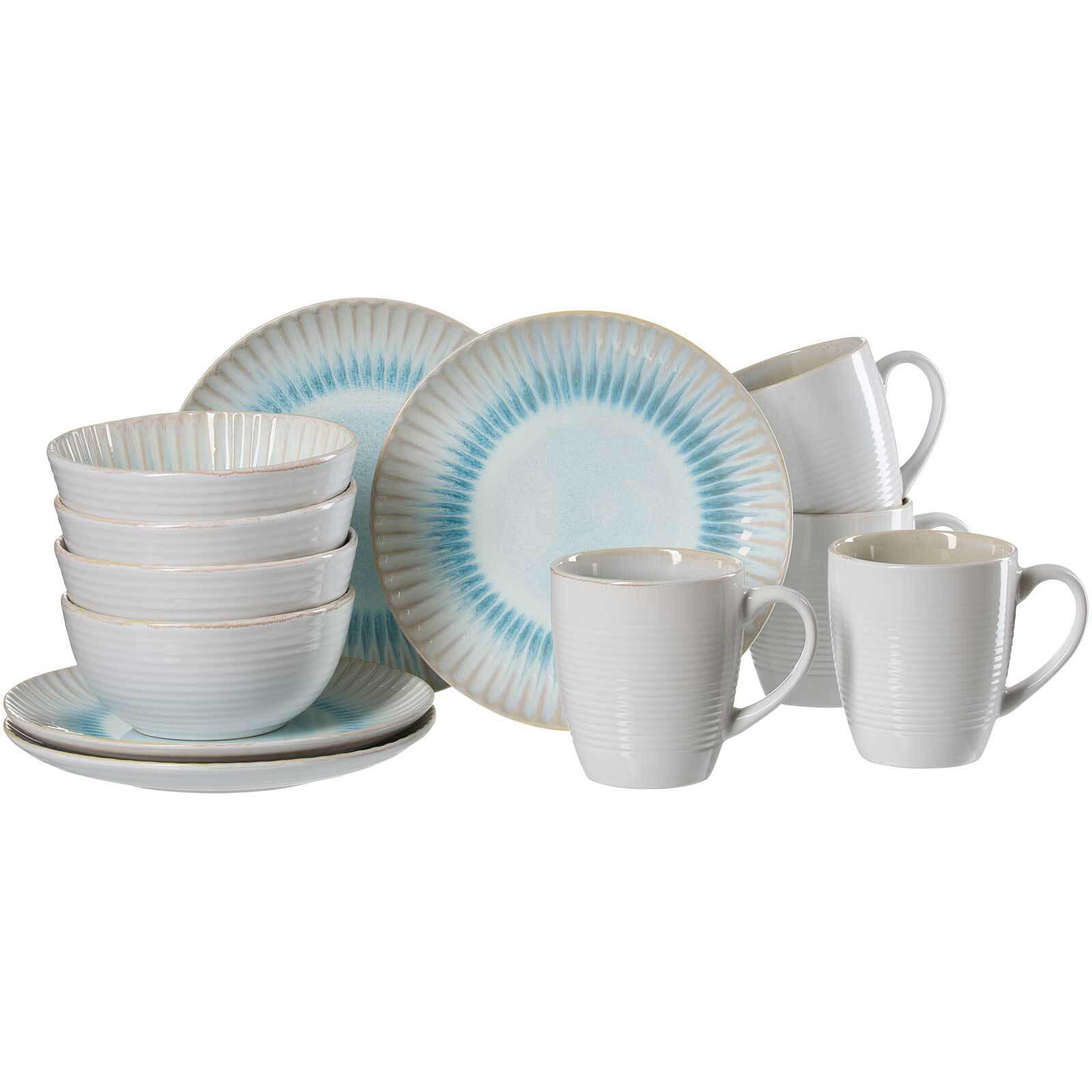 FRÜHSTÜCKS-SET Mira beige 12er Set - Beige, Keramik (18/24/39cm) - Ritzenhoff Breker