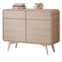 SIDEBOARD Eiche natur skandinavisch 108 cm, Kommode mit Push-to-Open - Eichefarben, Holz/Holzwerkstoff (108/84/39cm) - Furn.Design