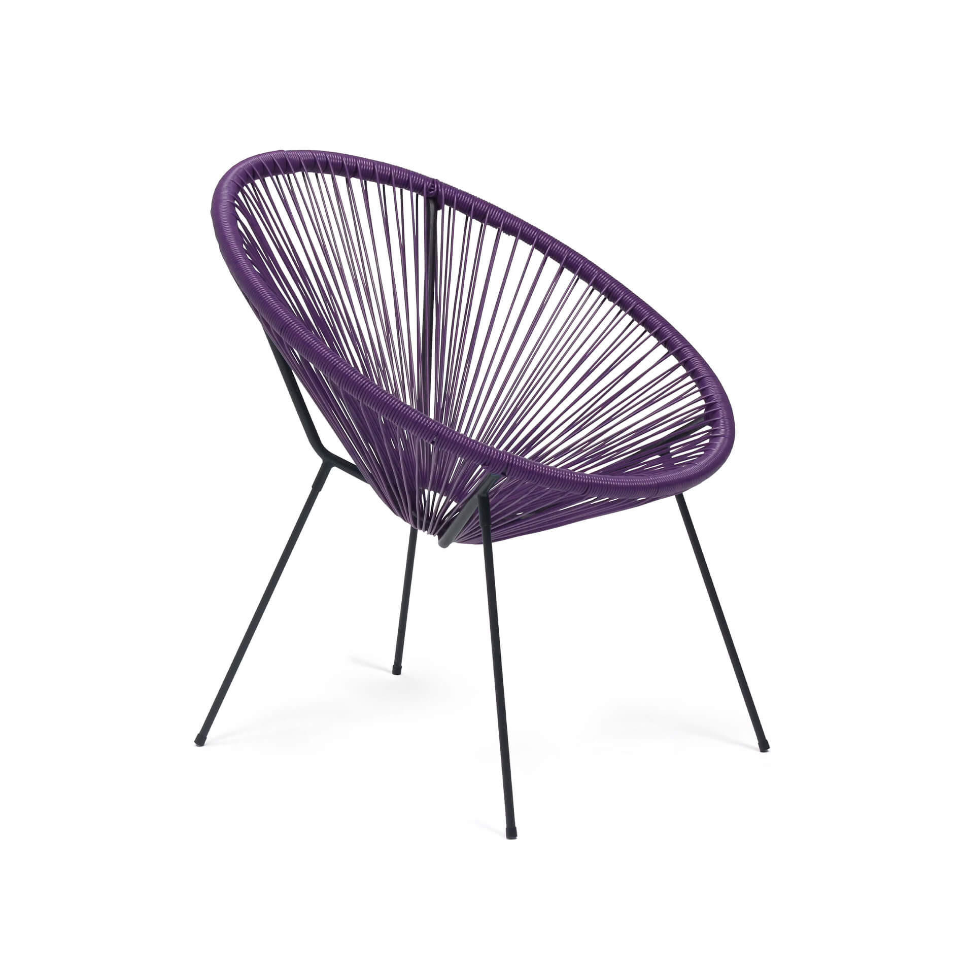GARTENSTUHL Lila 70/76/80 cm - Lila, Metall (70/80/76cm) - Mobili Rebecca