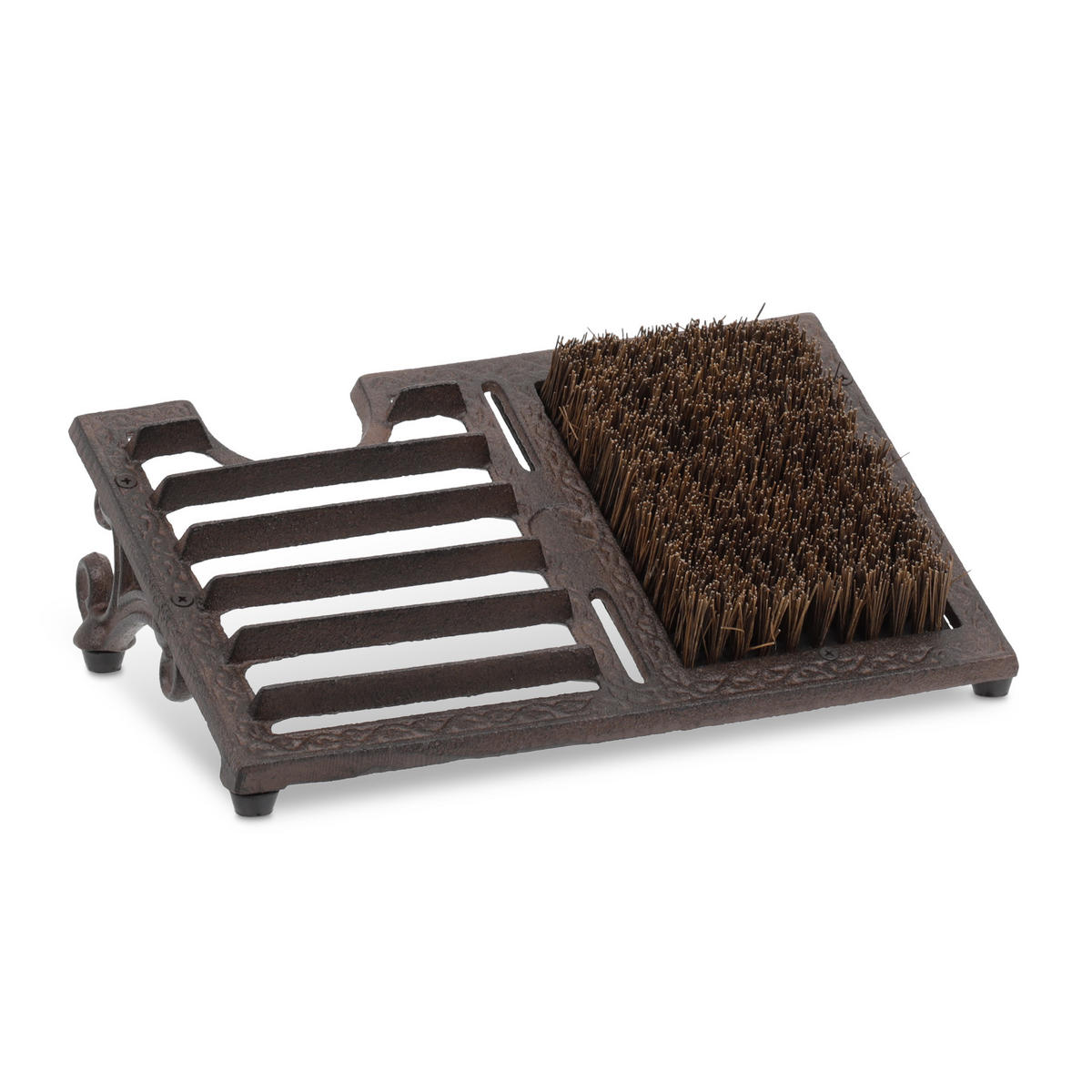 SCHUHABSTREIFER - Dunkelbraun, Metall (33.5/22.5cm) - Relaxdays