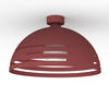DECKENLEUCHTE - Rot, Metall (40/40/20cm) - Lumicom