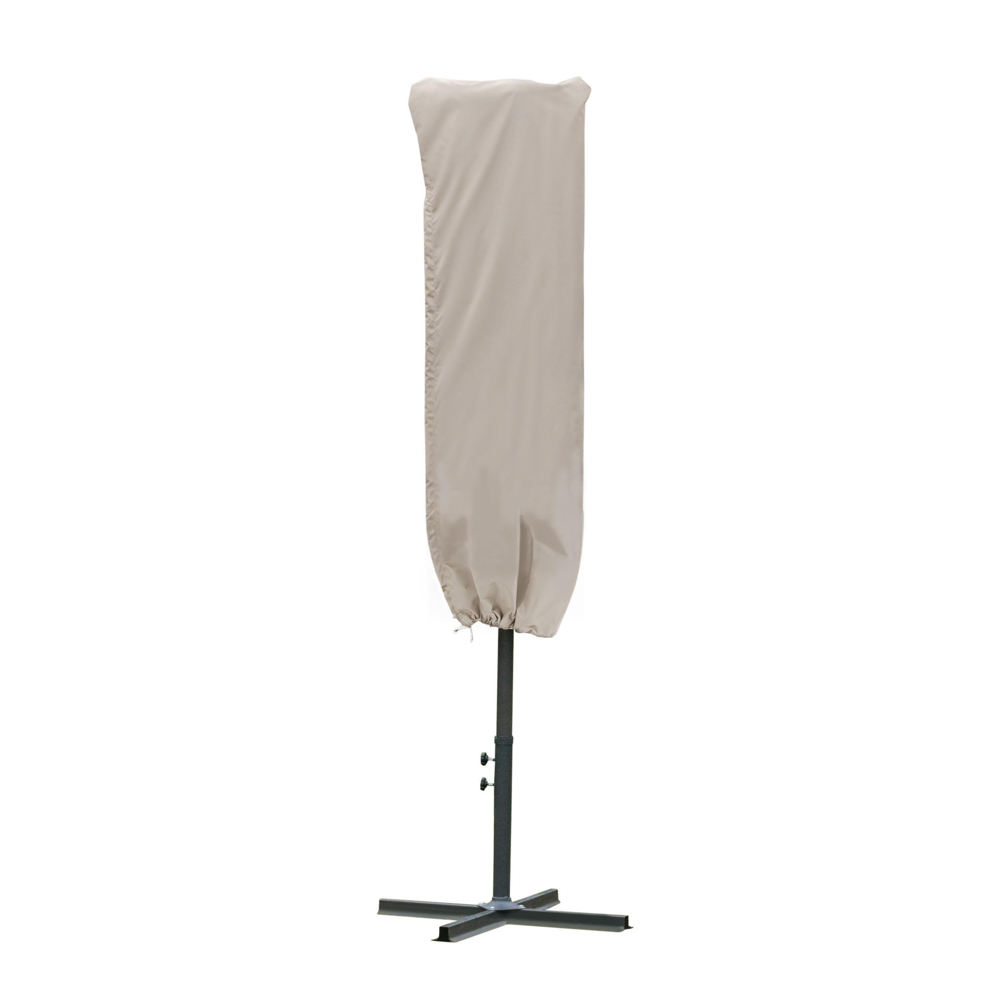 SONNENSCHIRMHÜLLE, Polyester-Gewebe mit PU-Beschichtung, Khaki - Braun, Kunststoff (63/164/63cm) - Outsunny
