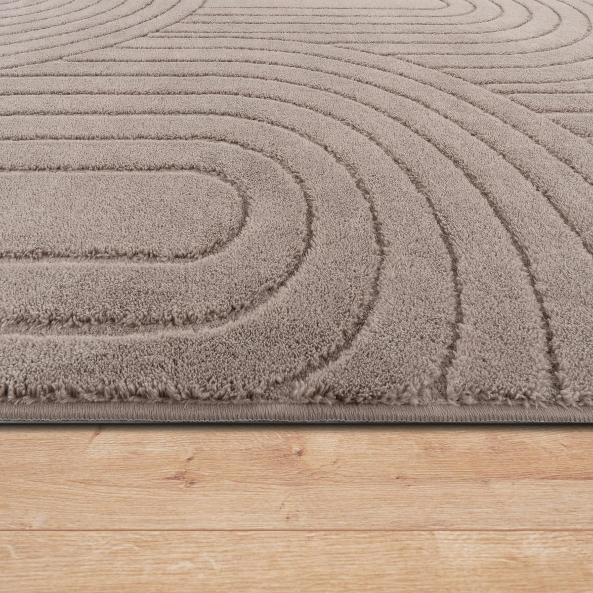 HOCHFLORTEPPICH 200/280 cm Tokio 471 - Taupe, Textil (200/280cm) - Paco Home