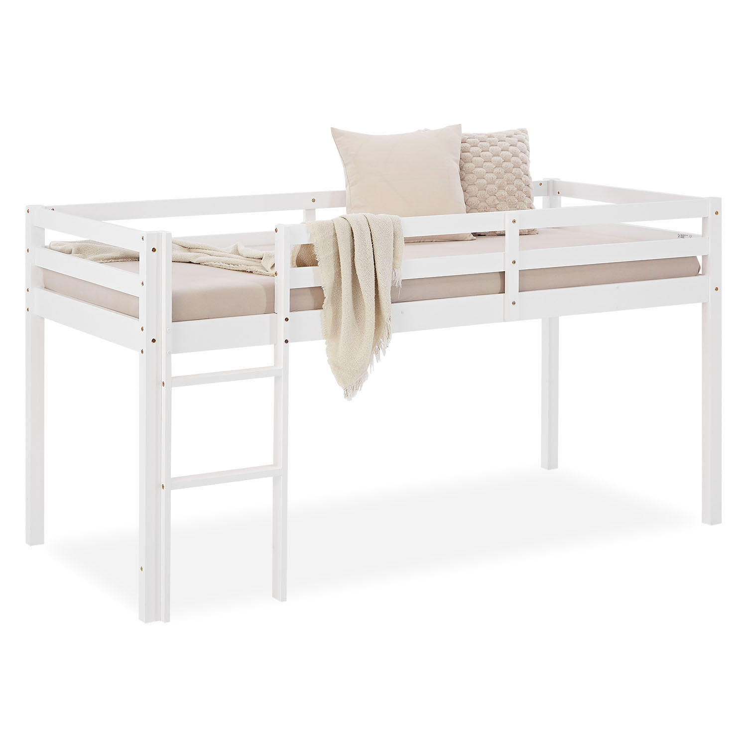 HOCHBETT 90/200 cm Weiß - Weiß, Holz (90/200cm) - Homestyle4u