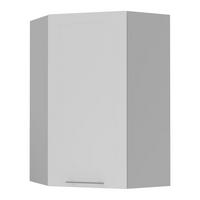 KÜCHENHÄNGESCHRANK Kvantum W4/10/60 Weiß Matt / Grau Matt 60 / 60 / 96cm - Weiß/Grau, Holz/Holzwerkstoff (60/96/60cm) - Feldmann-Wohnen