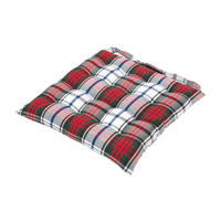 STUHLKISSEN Macduff Schottenkaro 40/40/5 cm - Rot, Textil (40/40/5cm) - Homescapes