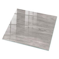 GLASPLATTE 80x60 cm – Gedämpftes Holz - Braun, Glas (0.4/80/60cm) - ArtPrintCave