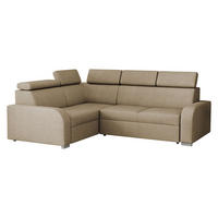 ECKSOFA Oslo 2rR1 80 - Silberfarben/Naturfarben, Holz/Kunststoff (250/200cm) - MIRJAN24