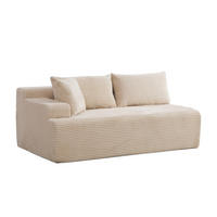 SOFAELEMENT DE-35139 linke Beige - Beige, Textil (99/74.5/172cm) - ComfortXL