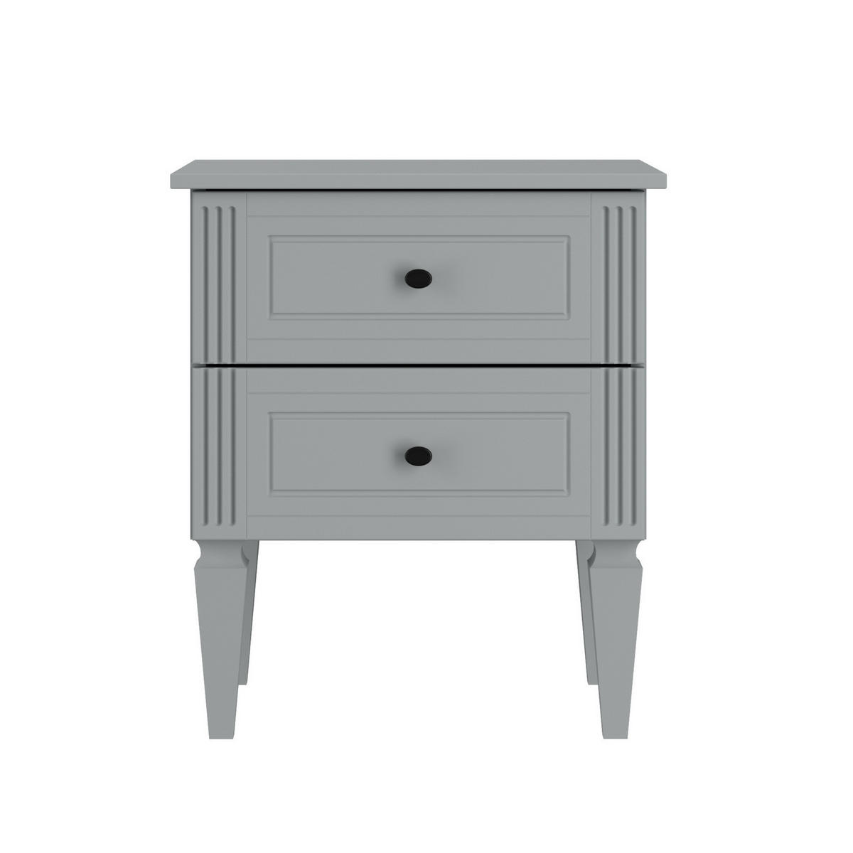 NACHTTISCH Ines - Grau, Holzwerkstoff (51/59/40cm) - RAUMHIRSCH FURNITURE
