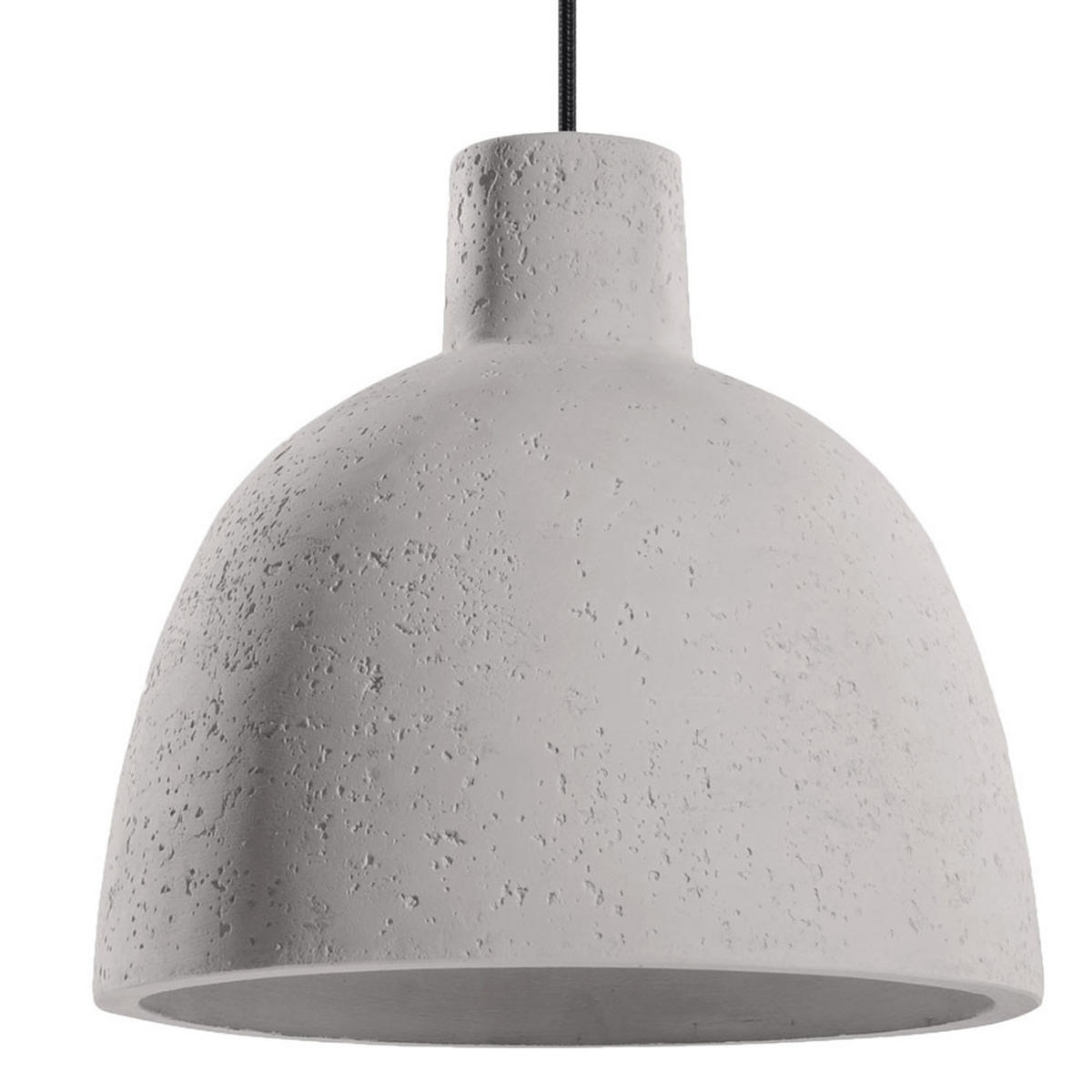 LED HÄNGELEUCHTE Beton Weiß Kuppel - Weiß, Stein (28/28/100cm)