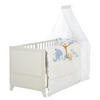 BABYBETT 'Savanna Friends' 70 x 140 inkl. kompletter Ausstattung - Naturgrau / Beige - Beige/Weiß, Holz (70/140cm) - Roba
