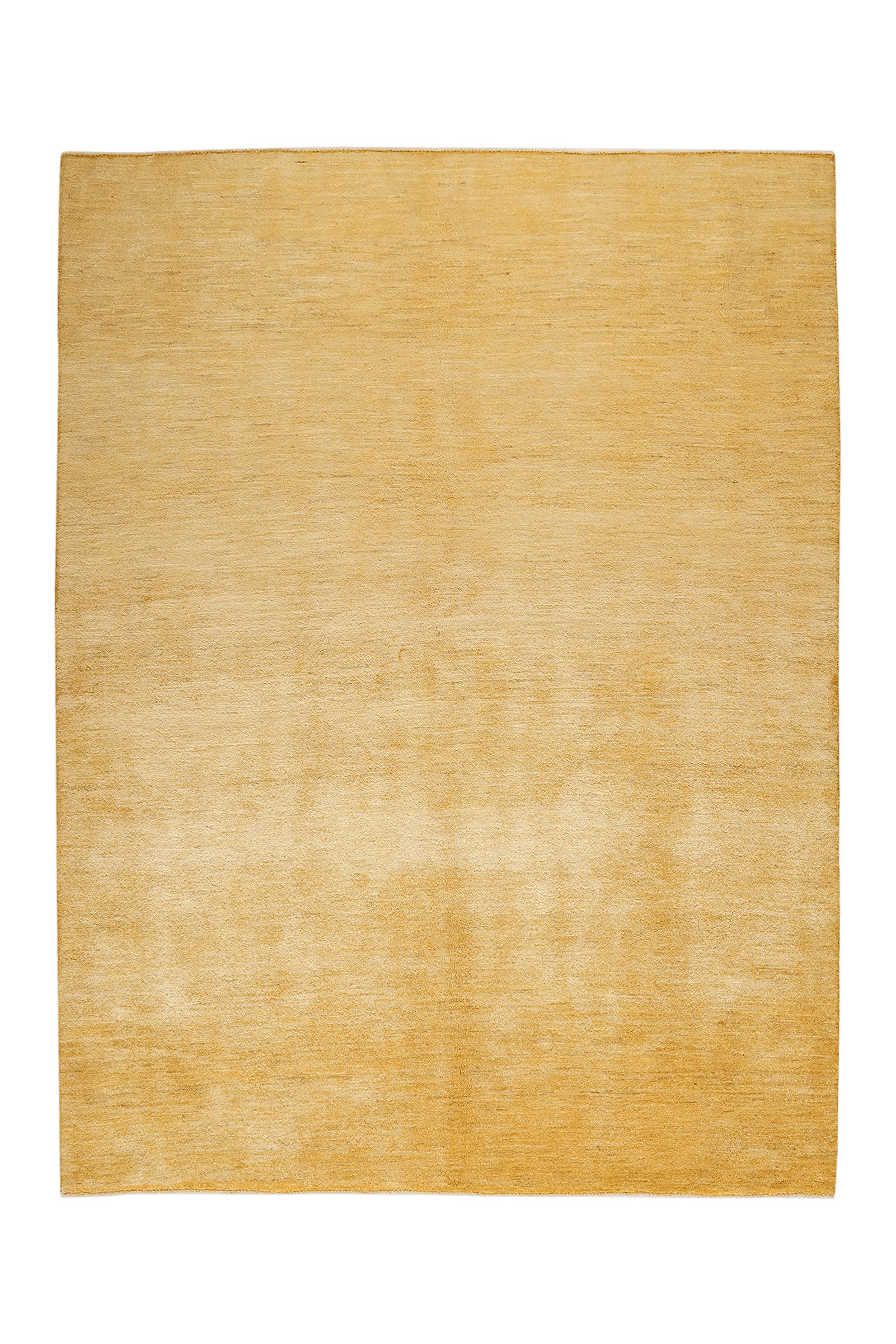 GABBEH-TEPPICH handgeknüpft Rizbaf Gelb 233/171 cm Schurwolle - Gelb, Textil (171/233cm) - Looma