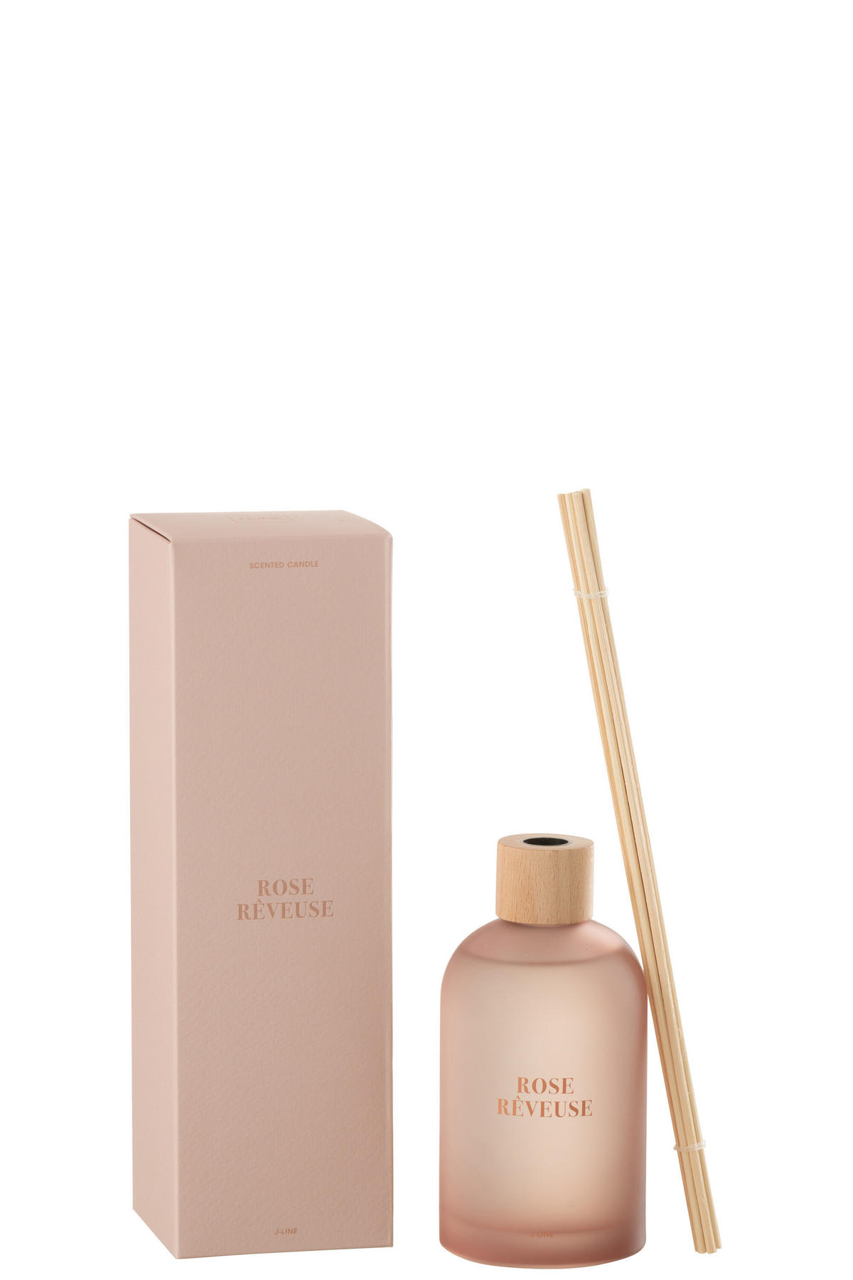 DUFTSPENDER HAUSPARFUM ACCORDS ESSENTIELS - Rosa - 250 ml - Pink, Paraffin (7.5/27.5/7.5cm) - J-Line